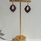 Raya Earrings - Maroon