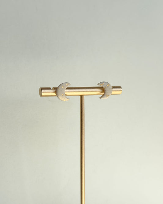 Moon Stud Earrings