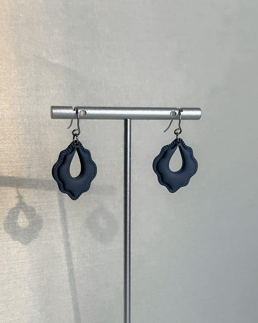 Raya Earrings - Navy