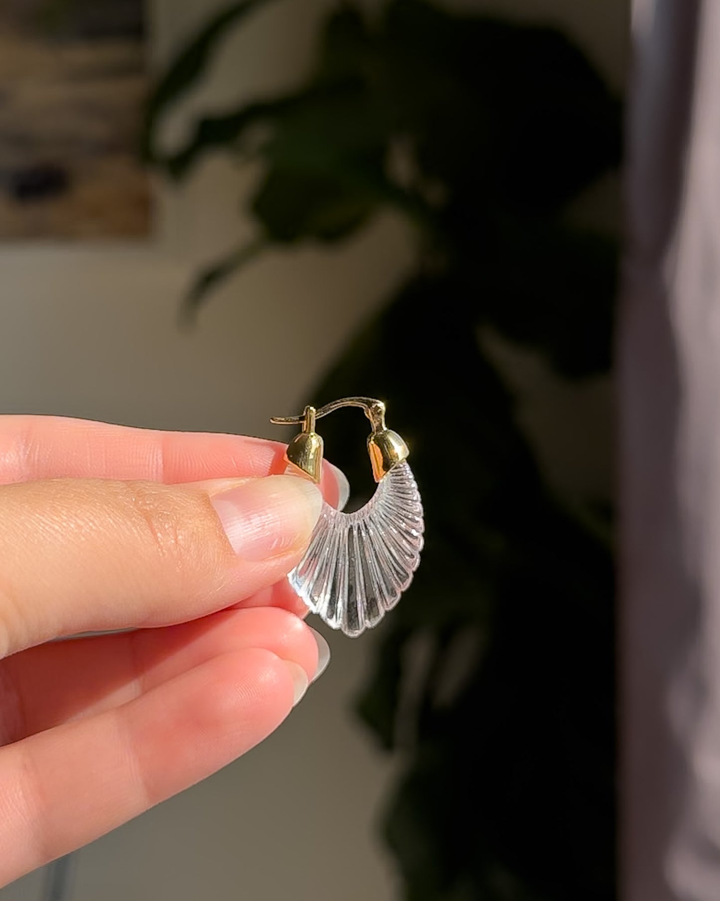 Valentina Earrings - Clear