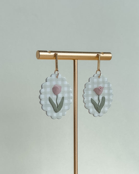 Calista Earrings - Green