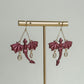 Dragon Earrings - Pink