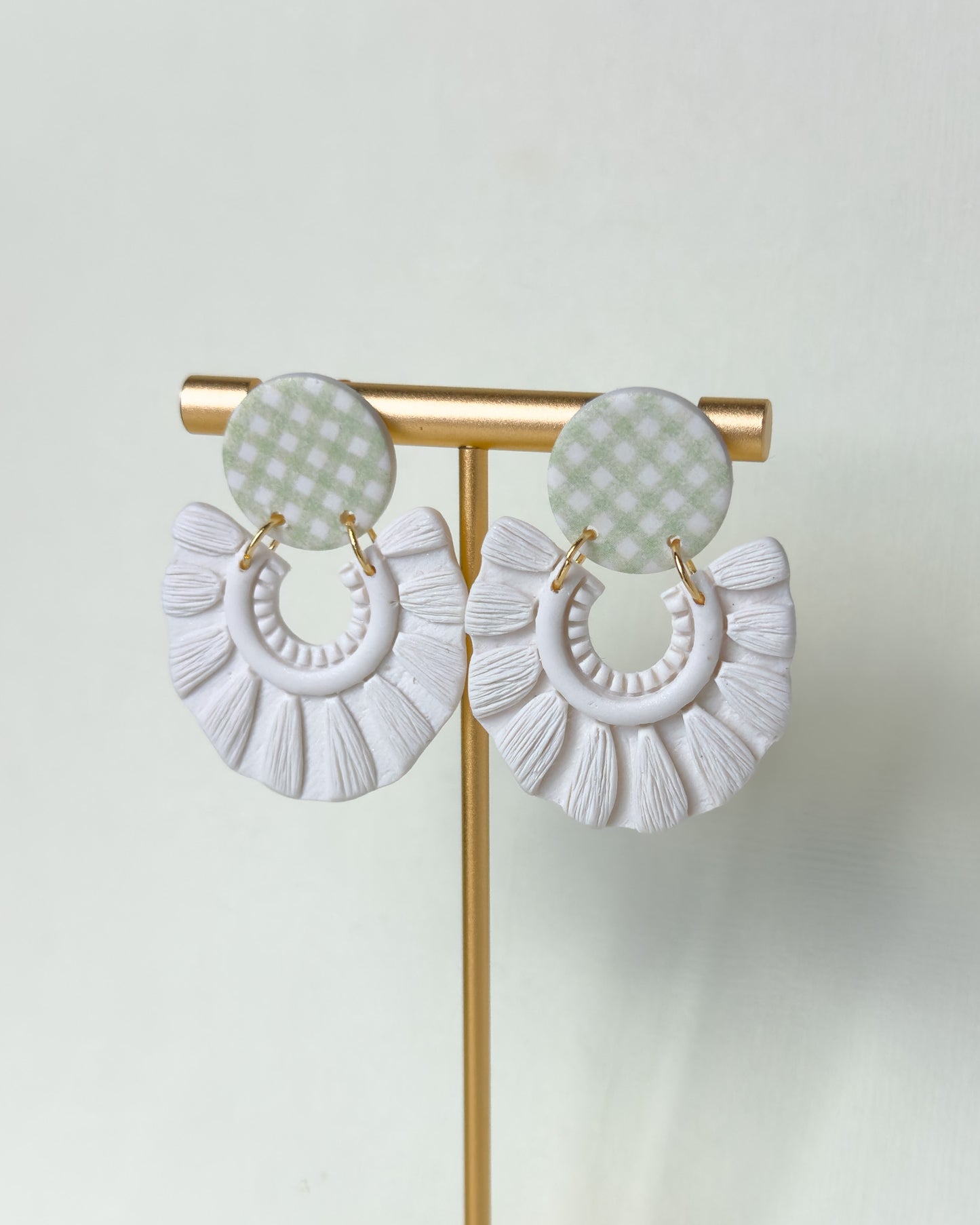 Greta Earrings - Green
