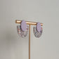 Audra Earrings - Purple