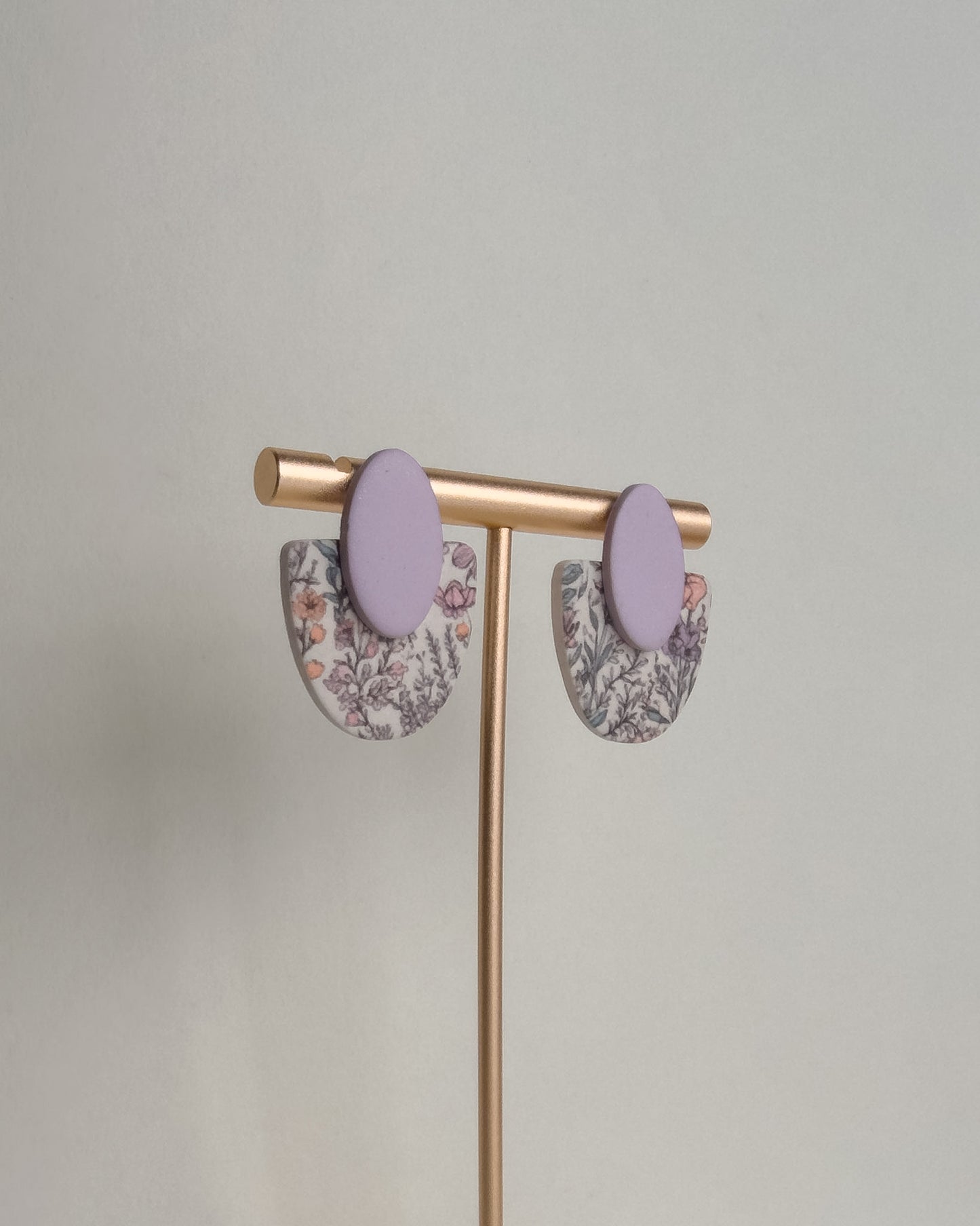 Audra Earrings - Purple