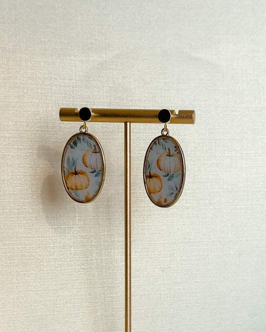 Pixie Earrings - Pumpkin