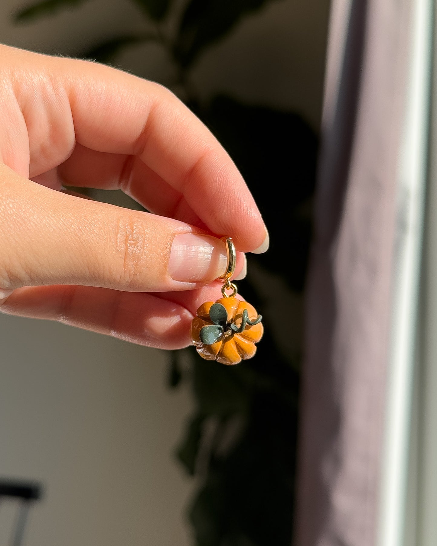 Pumpkin Earrings