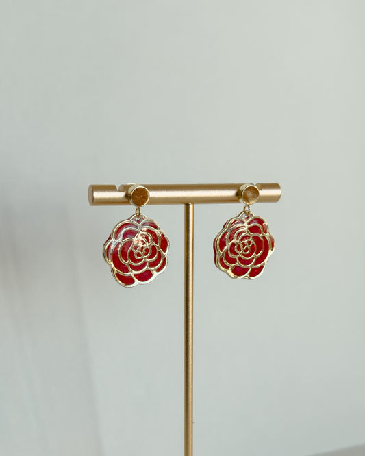 Rose Earrings