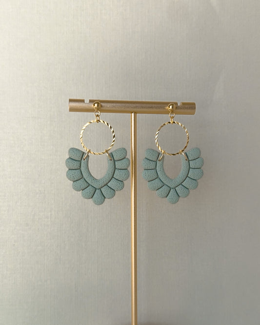 Liza Earrings - Sage