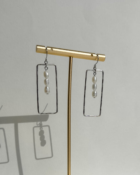 Emma Earrings - Silver