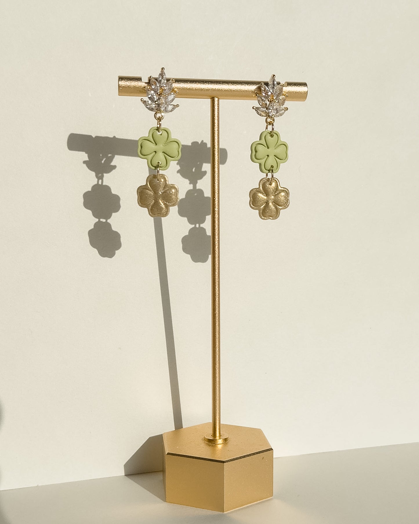 Clover Earrings - Gold