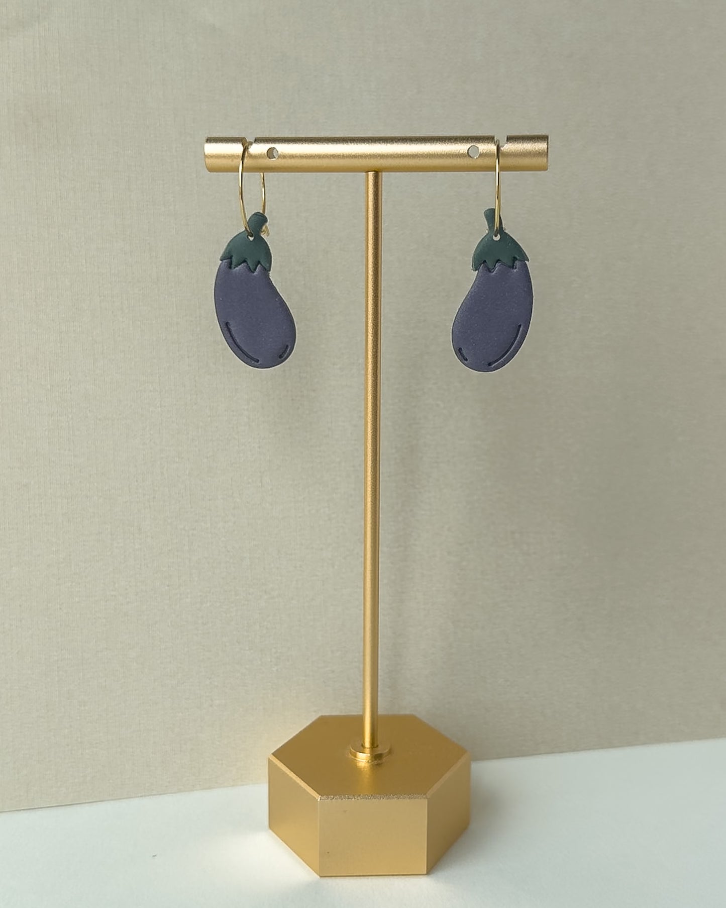 Eggplant Earrings
