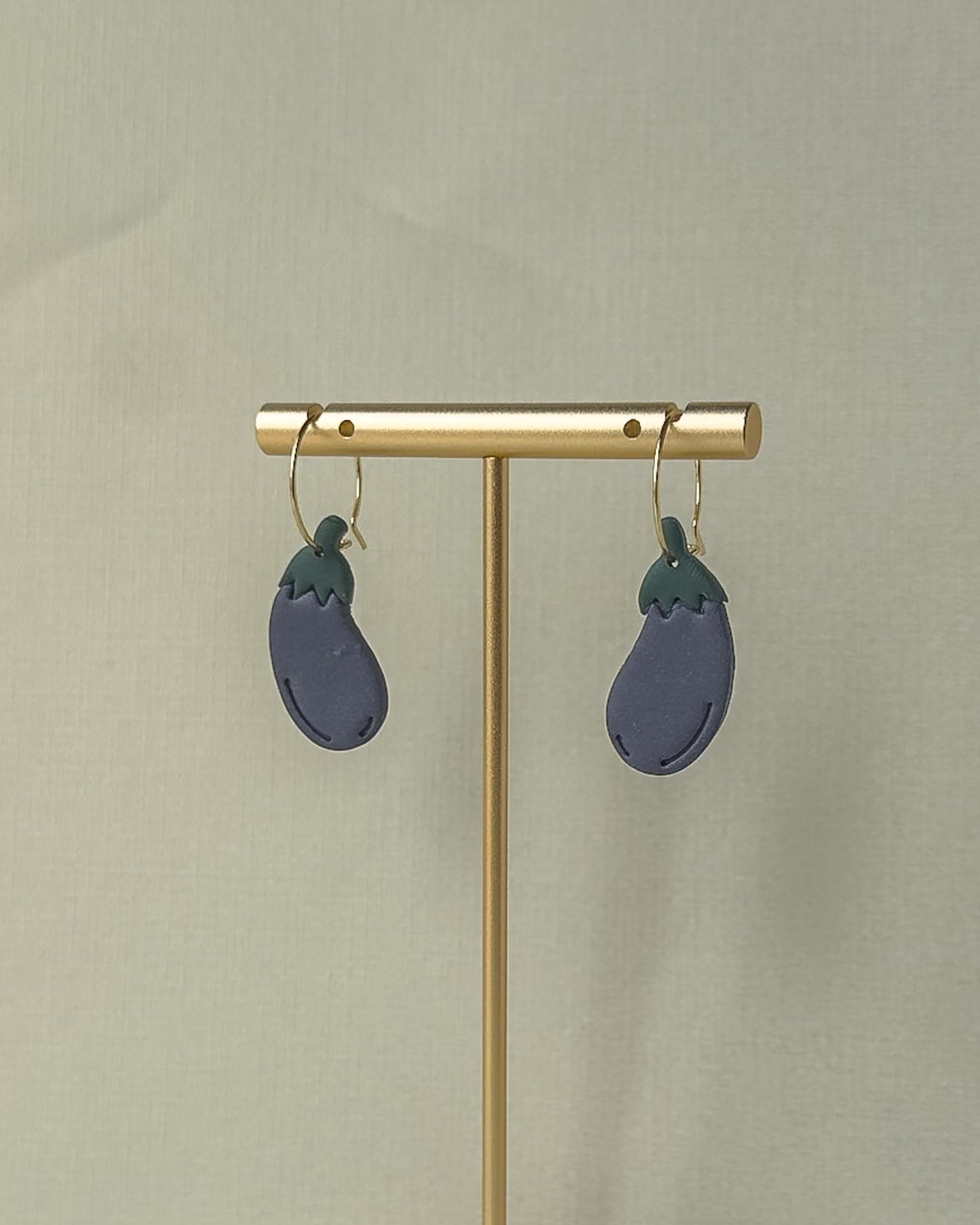 Eggplant Earrings