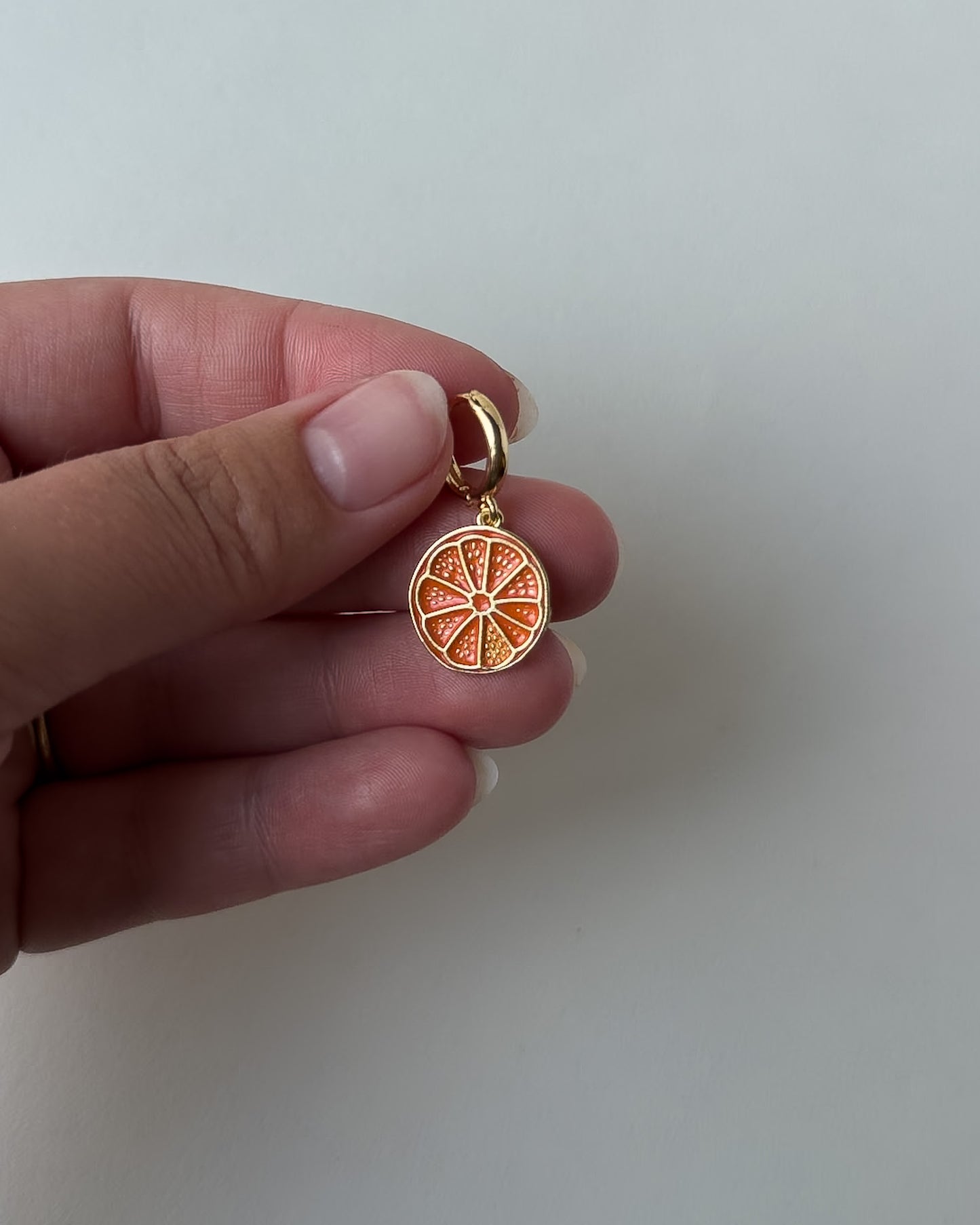 Orange Slice Earrings