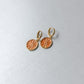 Orange Slice Earrings