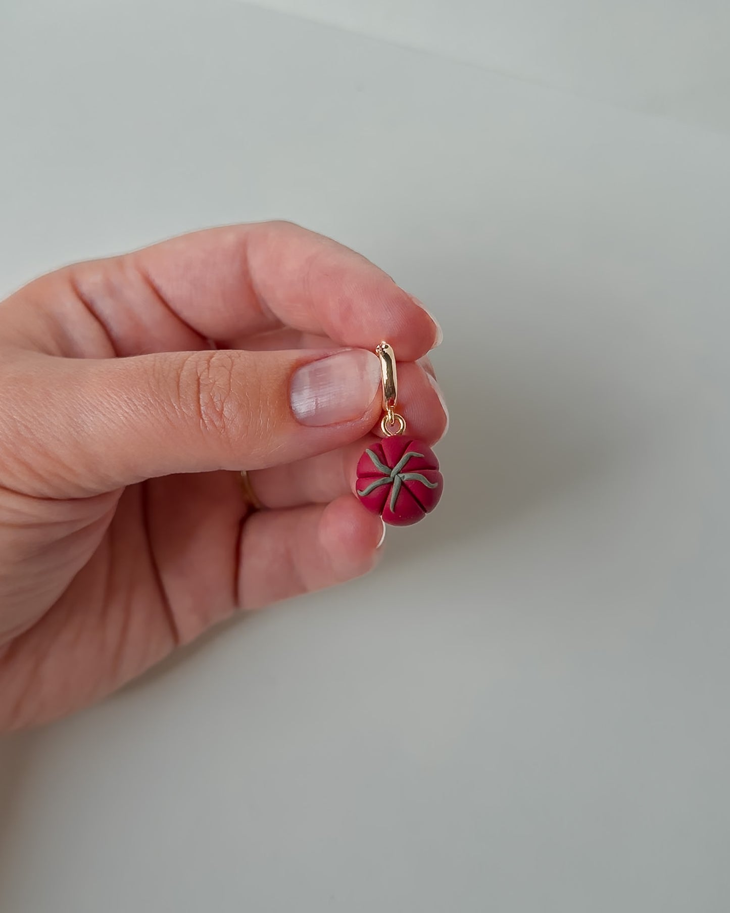 Tomato Earrings