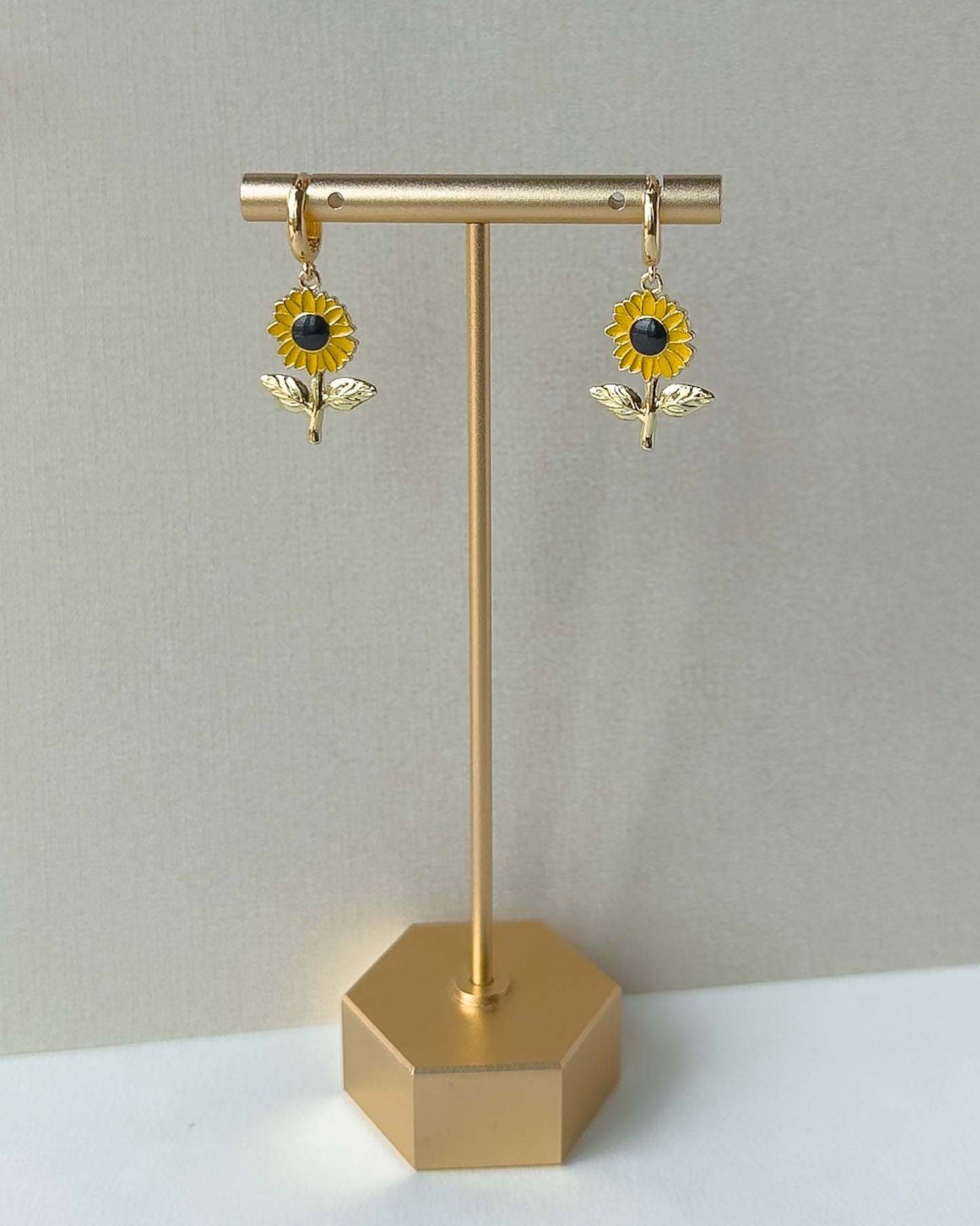 Sunflower Earrings - Gold Filled