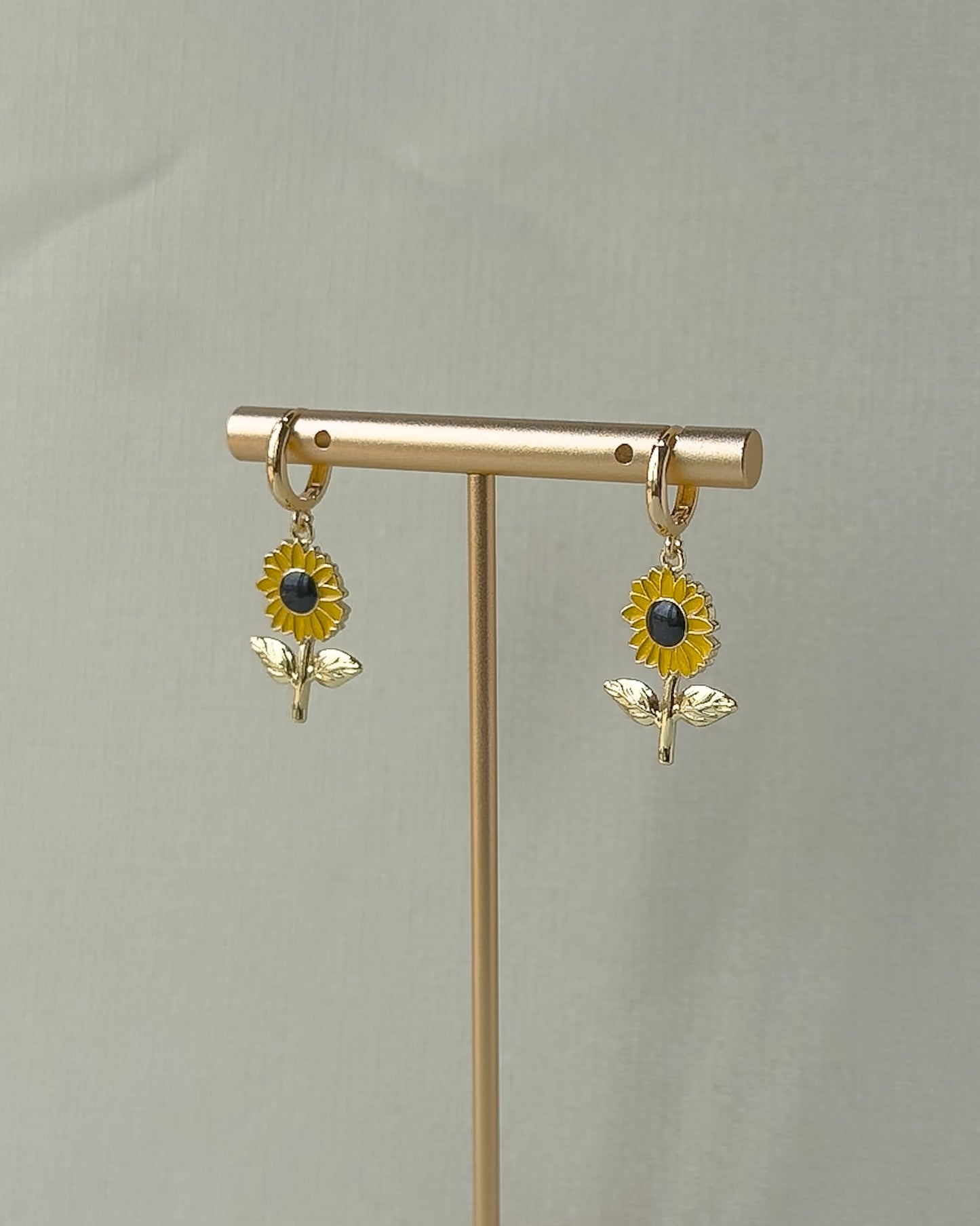 Sunflower Earrings - Gold Filled