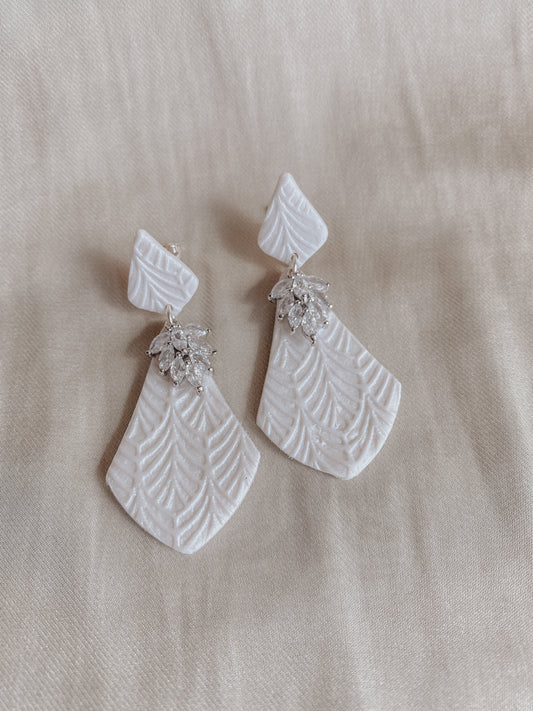 Hydrangea Earrings - Silver