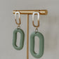 Reed Earrings - Green