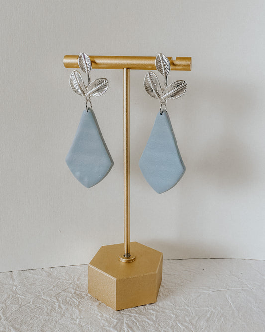 Hydrangea Earrings - Blue