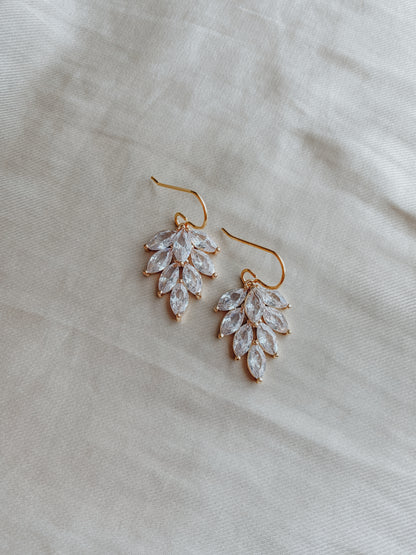 Holly Earrings - Gold