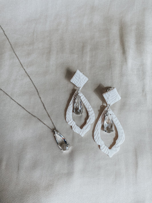 Jade Necklace - Silver