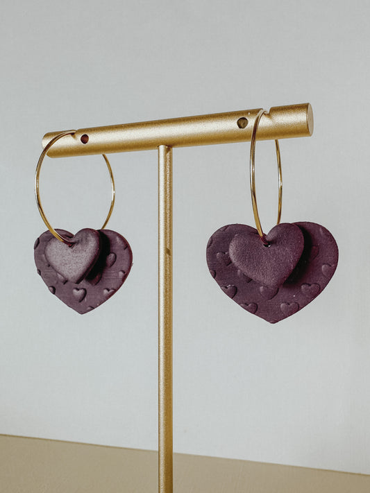 Delta Earrings - Purple